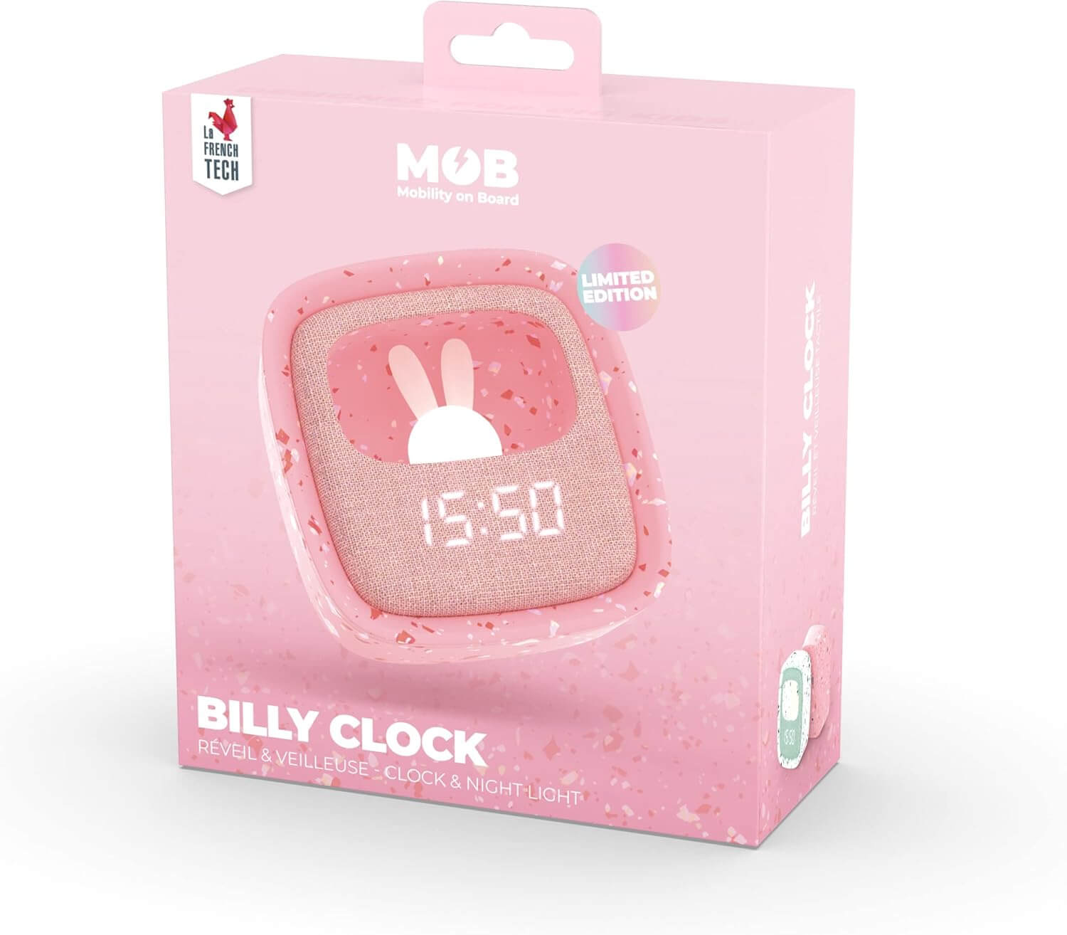 Kids Alarm Clock with Light – Toddler Night light with Digital Bedside Clock